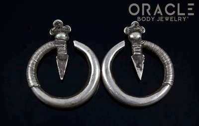 Hmong / Yao Bent Arrow Earrings