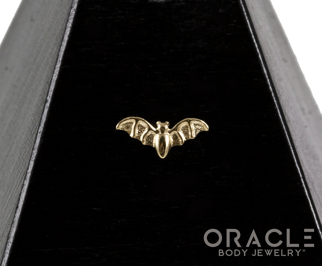 14k Twilight Bat Threadless End