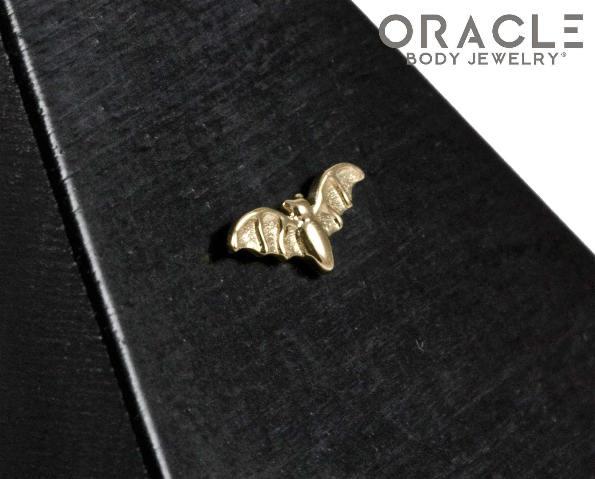 14k Twilight Bat Threadless End