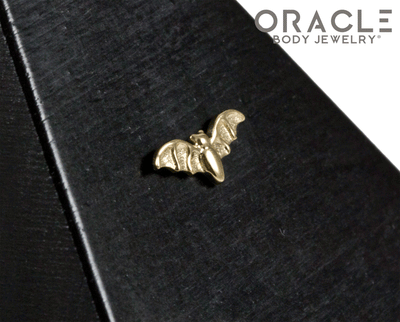 14k Twilight Bat Threadless End