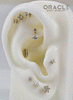14k Diamond Dangle Threadless End