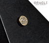 14k Diamond Orbit Threadless End
