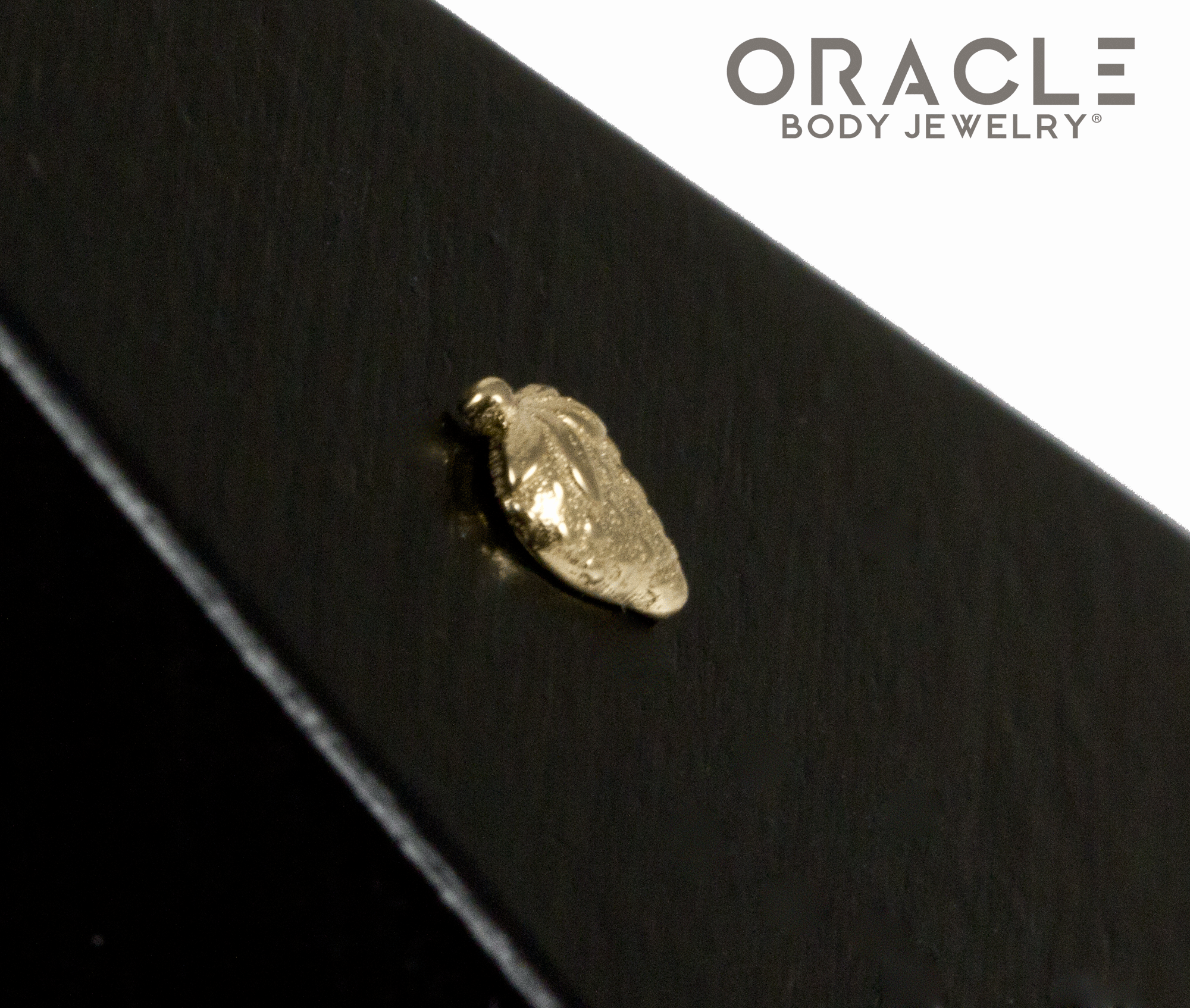 14k Strawberry Threadless End