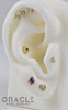14k Dome Bullet Threadless End