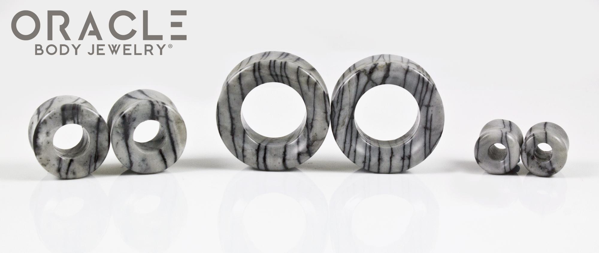 Picasso Jasper Eyelets / Tunnels