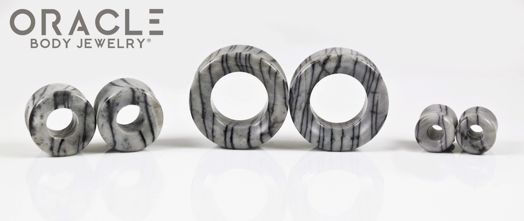Picasso Jasper Eyelets / Tunnels