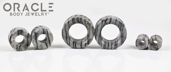 Picasso Jasper Eyelets / Tunnels