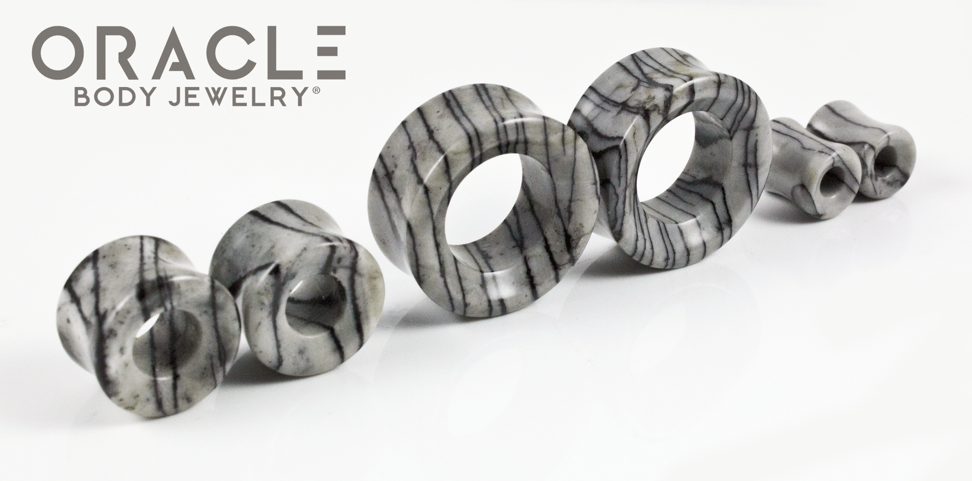 Picasso Jasper Eyelets / Tunnels
