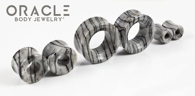 Picasso Jasper Eyelets / Tunnels