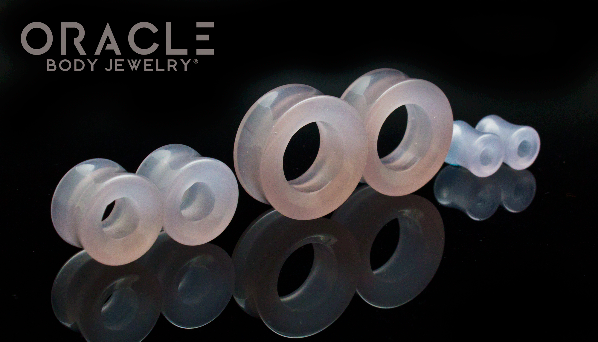 Lilac Quartz Eyelets / Tunnels