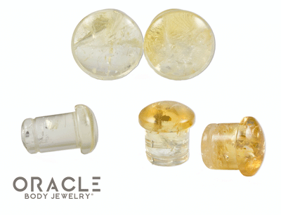 Citrine Single Flare Plugs