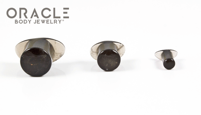Dark Smoky Quartz Labrets 8g Through 1/2"