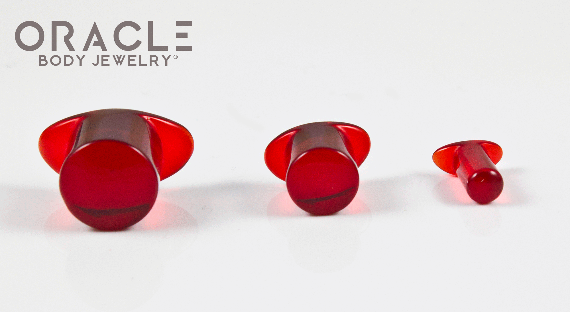 Red Quartz Labrets 8g Through 1/2"