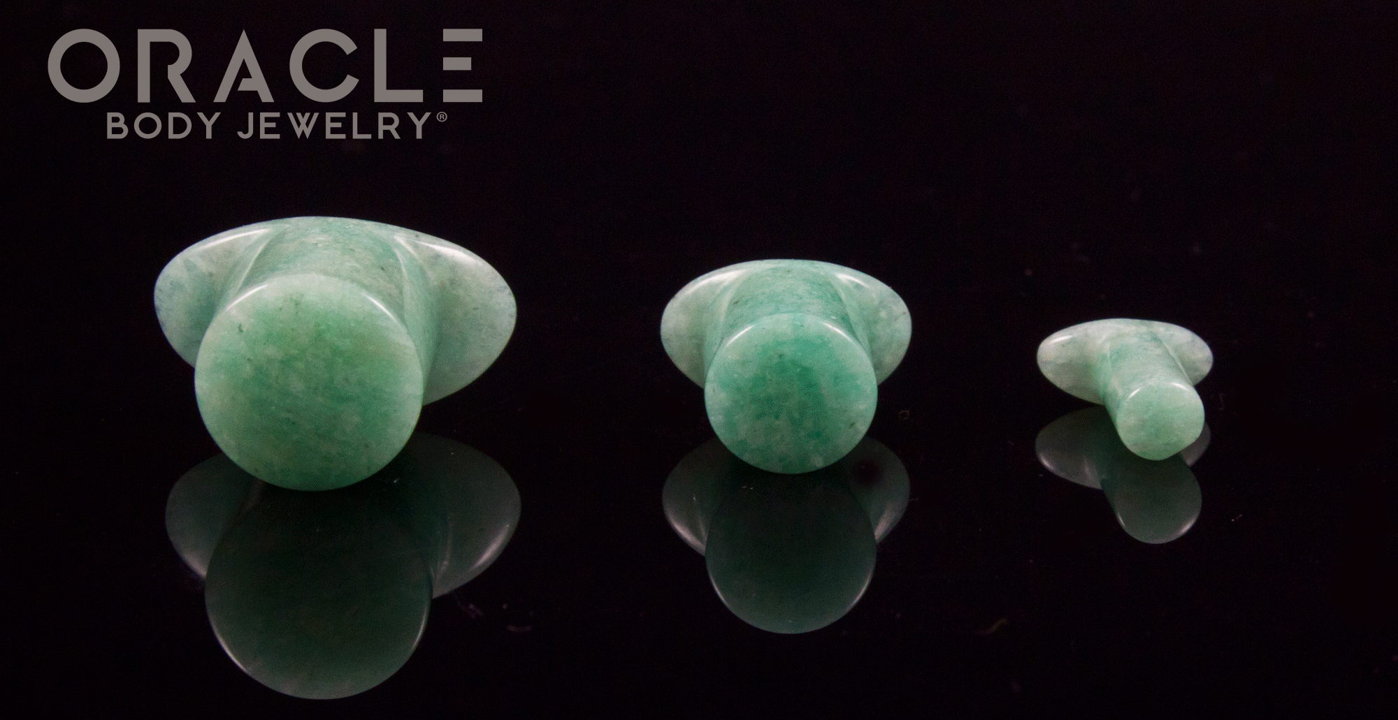 Amazonite Labrets 8g Through 1/2"