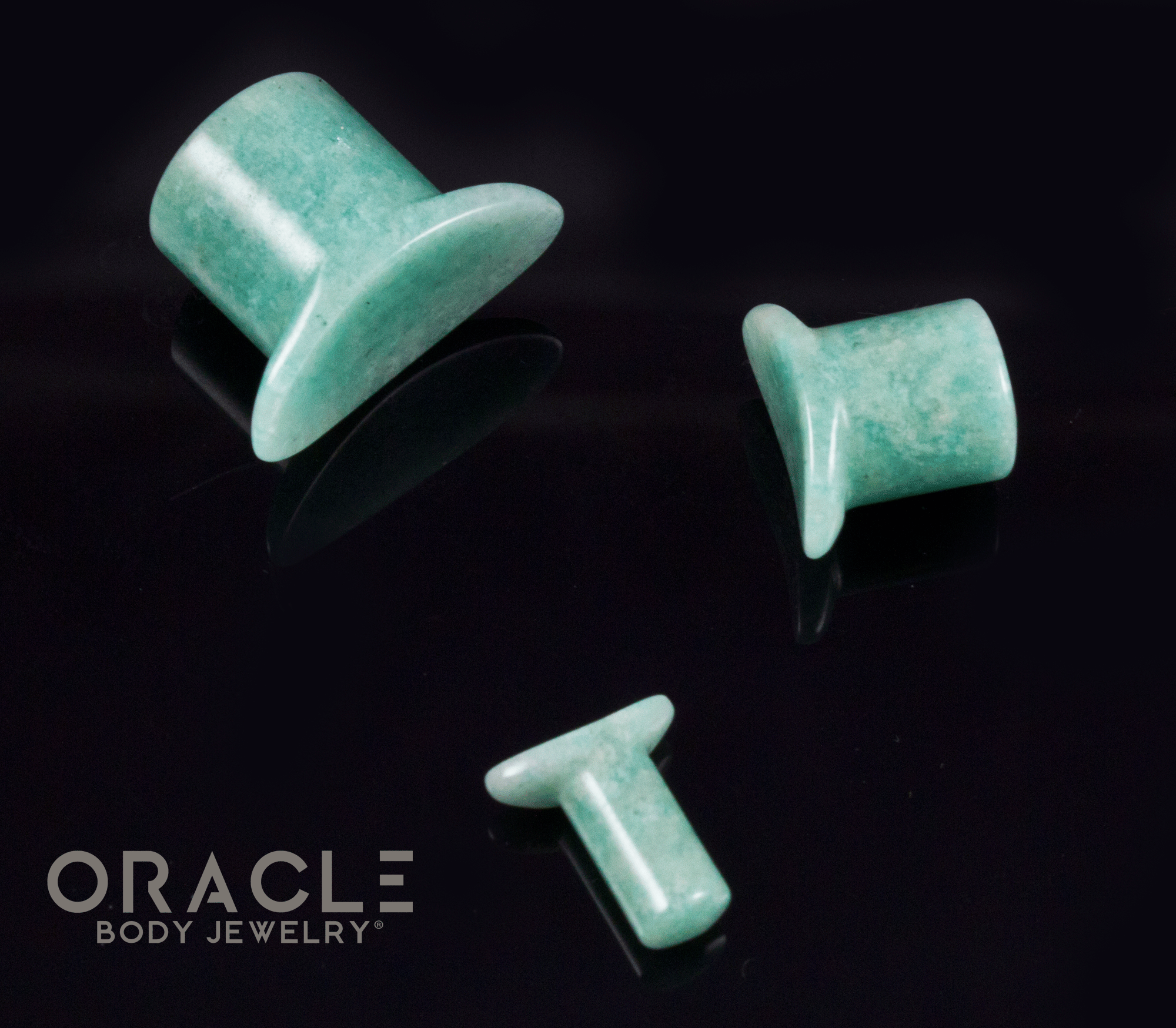 Amazonite Labrets 8g Through 1/2"