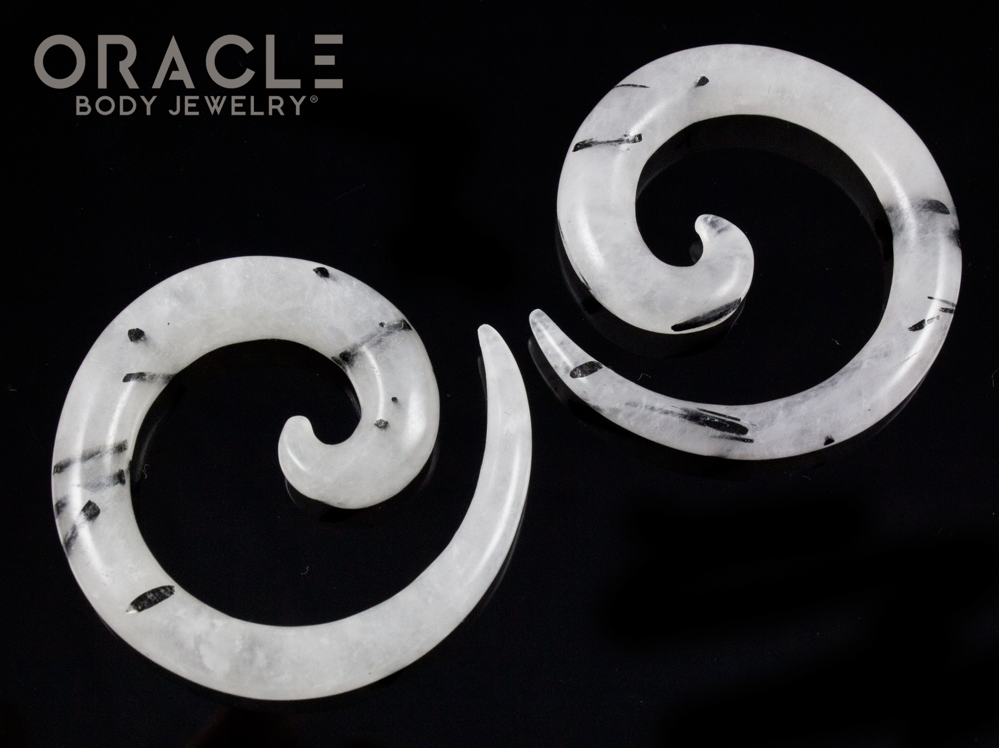 0g Tourmalated Quartz Spirals