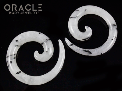 0g Tourmalated Quartz Spirals