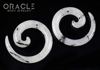 0g Tourmalated Quartz Spirals