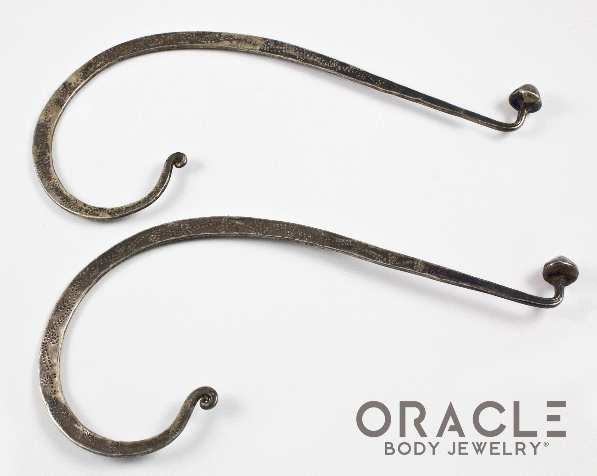 Old Hmong Silver Earrings