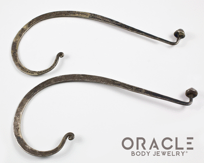 Old Hmong Silver Earrings