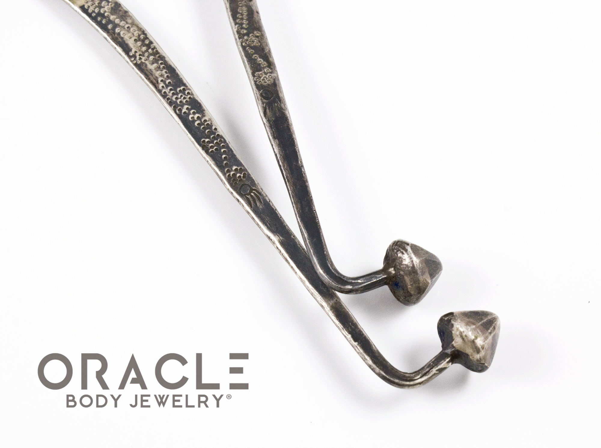 Old Hmong Silver Earrings