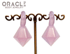 Lilac Quartz Faceted Mini Pear Weights