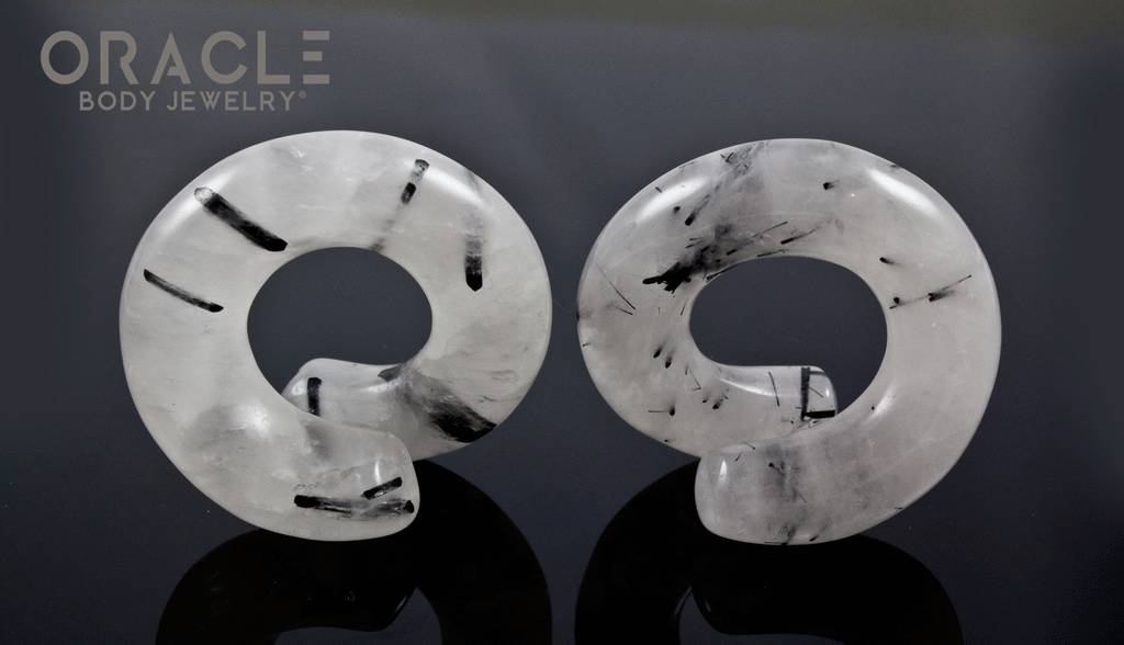 Large Tourmalated Quartz Coils