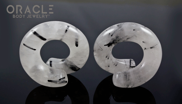 Large Tourmalated Quartz Coils