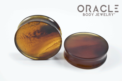 1-3/4" (44mm) Amber Plugs
