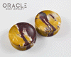 1-3/8" Mookaite Concave Plugs