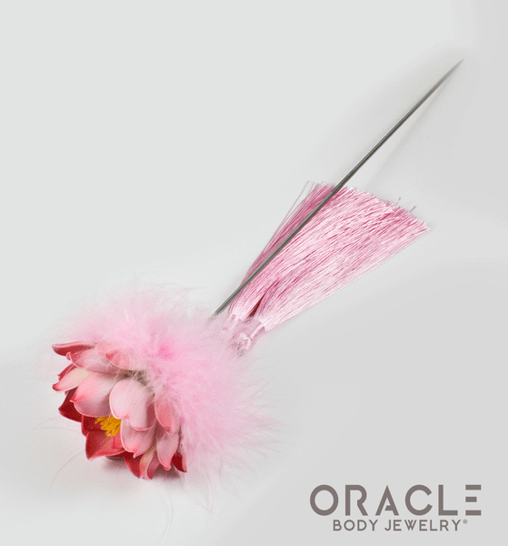 Ceremonial Floral Cheek Spear