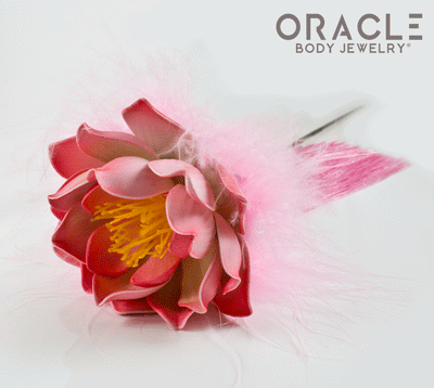 Ceremonial Floral Cheek Spear