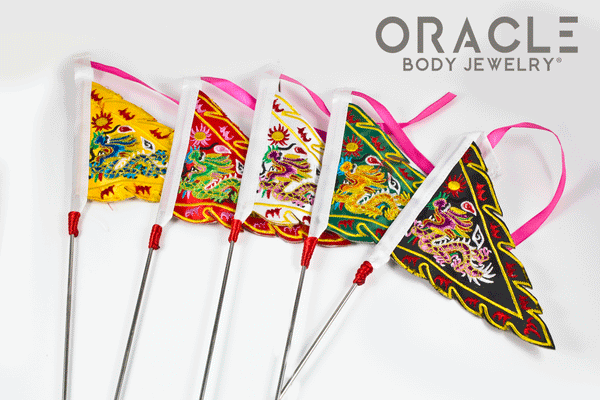 Ceremonial Cheek Spears Set