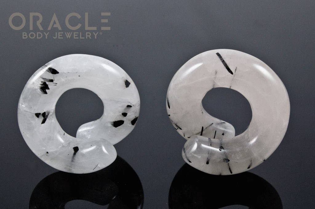 Small Tourmalated Quartz Coils