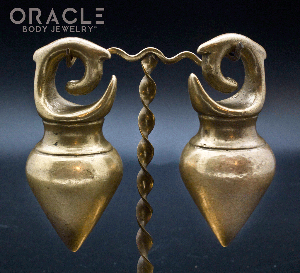 Old Dayak Pear Weights