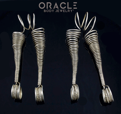 Old Kachi Rabari Wire Nagla Earrings