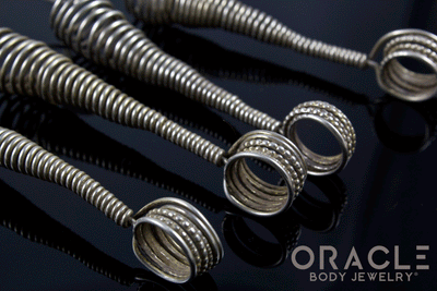 Old Kachi Rabari Wire Nagla Earrings