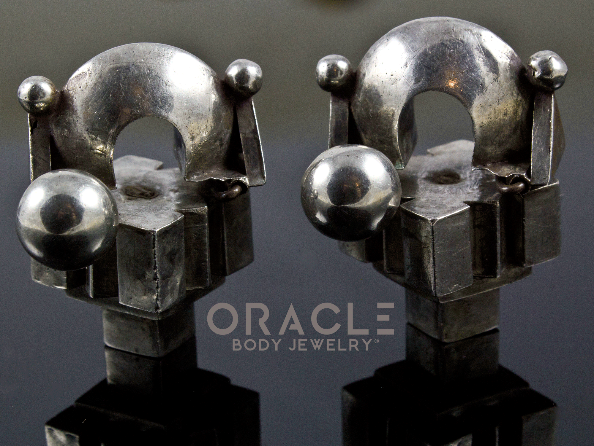 Old Silver Thandatti Ear Weights (Earrings)