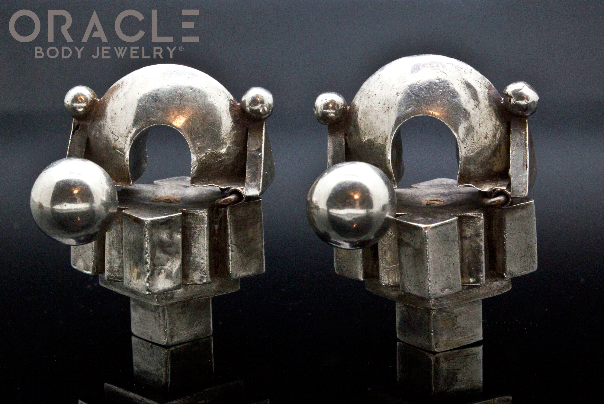 Old Silver Thandatti Ear Weights (Earrings)