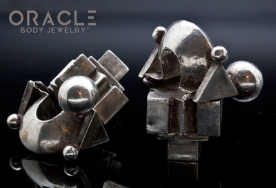 Old Silver Thandatti Ear Weights (Earrings)