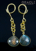 Crossover With Gold Plated Faceted Labradorite