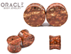 Red Ocean Jasper Double Flare Plugs