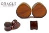 Amber Darker Tone Teardrop Plugs