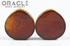 1-5/8" Amber Teardrop Plugs