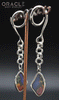 Sterling Silver Crossover With Natural Butterfly Wings