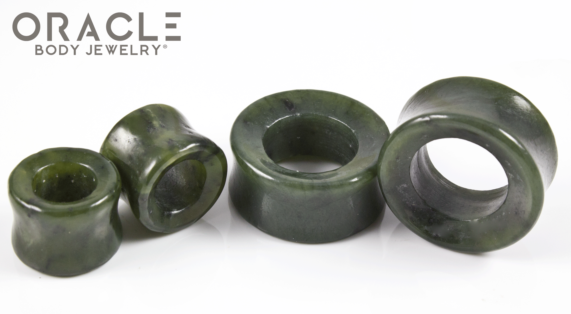 Nephrite Jade Tunnels / Eyelets