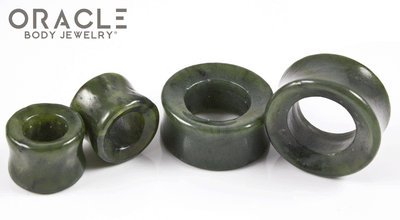 Nephrite Jade Tunnels / Eyelets