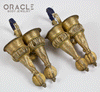 Old Dhebaria Rabari Double Coned Naglai Earrings