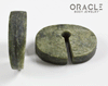Old Serpentine Stone Split Weights