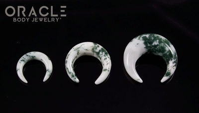 Green Tree Agate Pinchers
